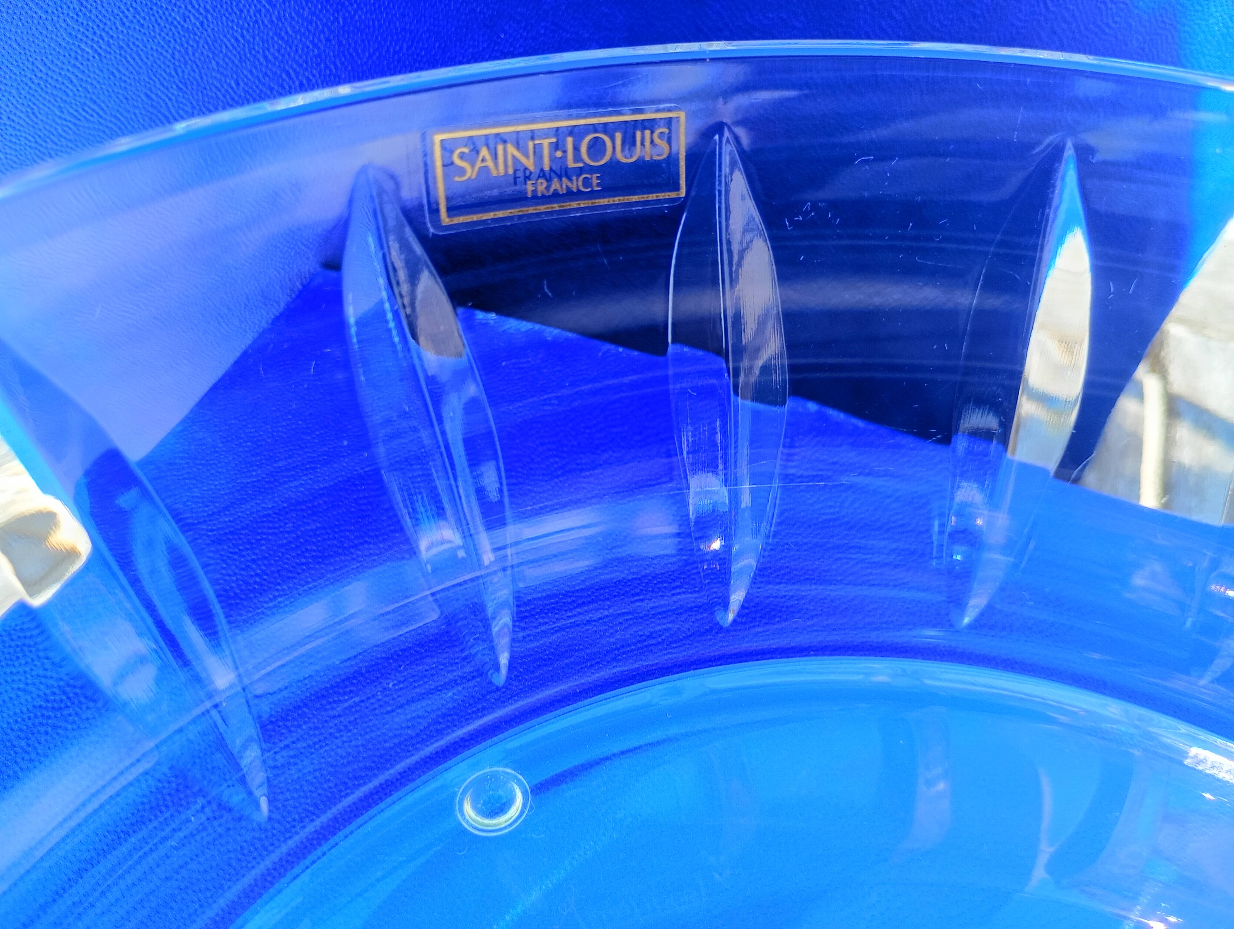 Crystal coupe Saint Louis 24cm