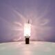 Vintage veneer rosewood wall lamp glass kelp