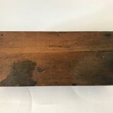 Old wooden mail door