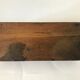 Old wooden mail door
