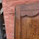 Paire de portes de placard style Louis XV en merisier massif