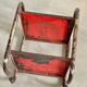 Table basse en acier tubulaire industriel vintage