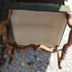A pair of Louis XIII-style sheep bones armchairs