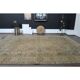 1970s Vintage Persian Handknotted Wool Orange Oversize Area Rug 286X380