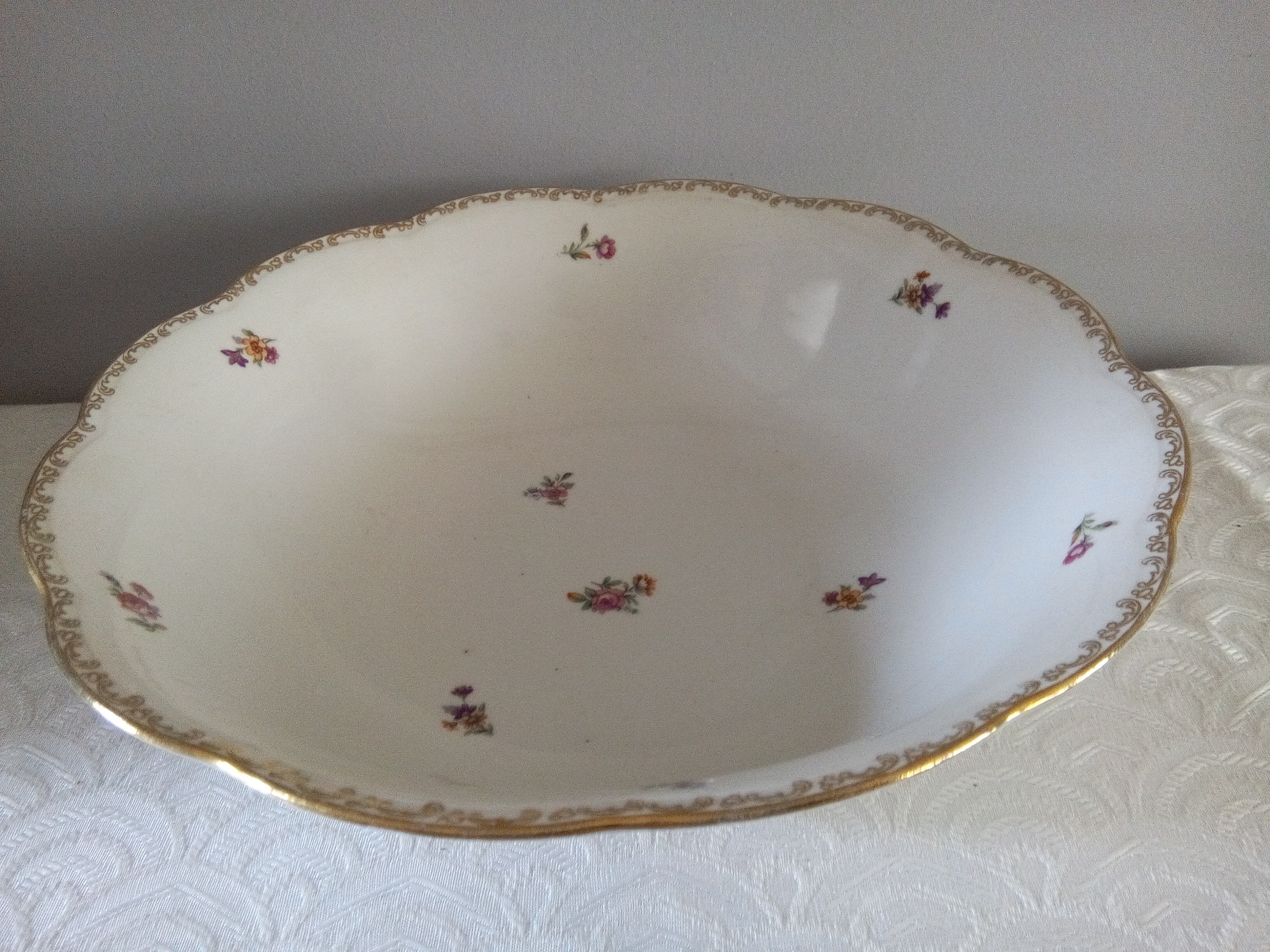 Porcelain bowl emaux de limoges