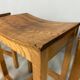 Set of 2 Japandi oak stools by Jonas Lindvall for David Design 1990s
