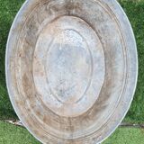 Vintage galvanized washing basin