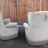 A pair of uszak armchairs, 70’s