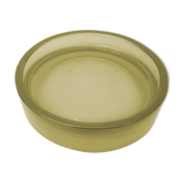 Vide poche coupelle cendrier verre fumé vintage décor avions