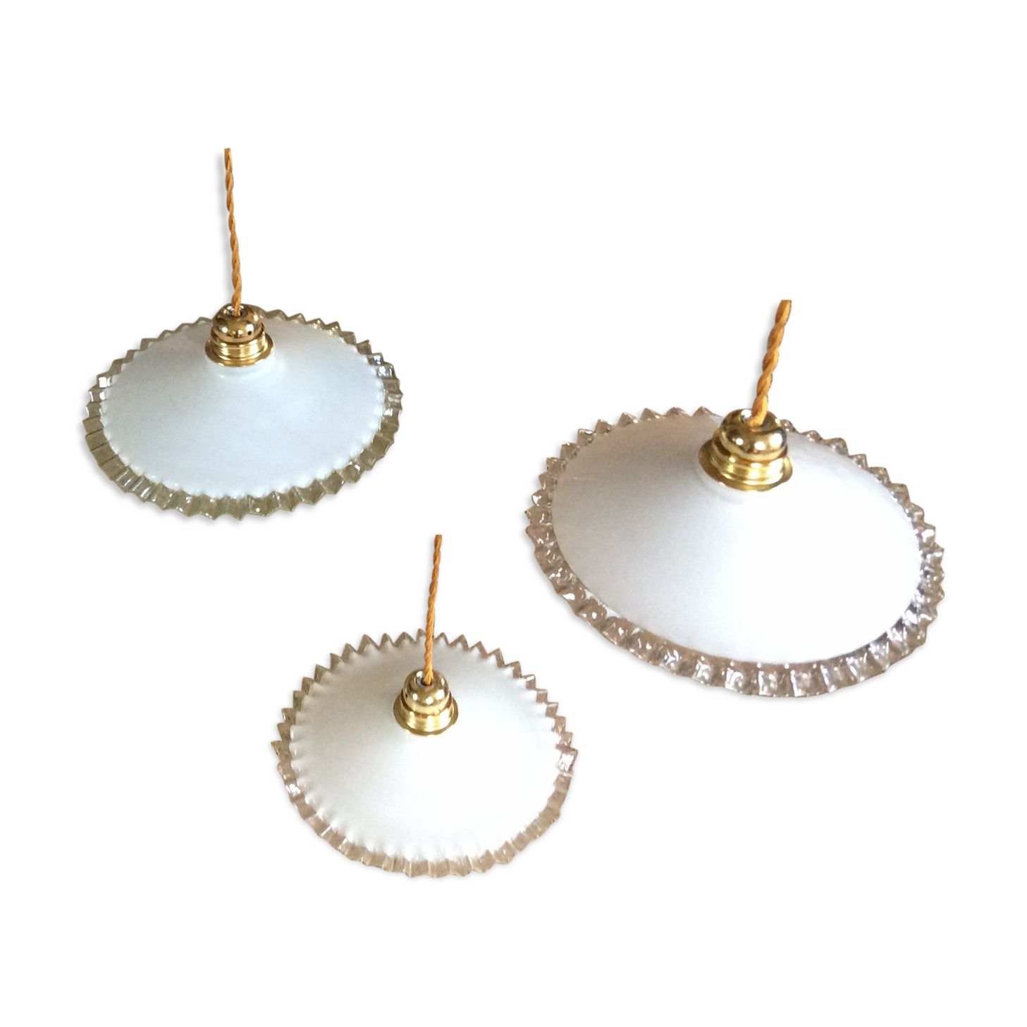 Trio of opaline suspensions
