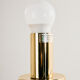 Table lamp in glass by Glashütte Limburg
