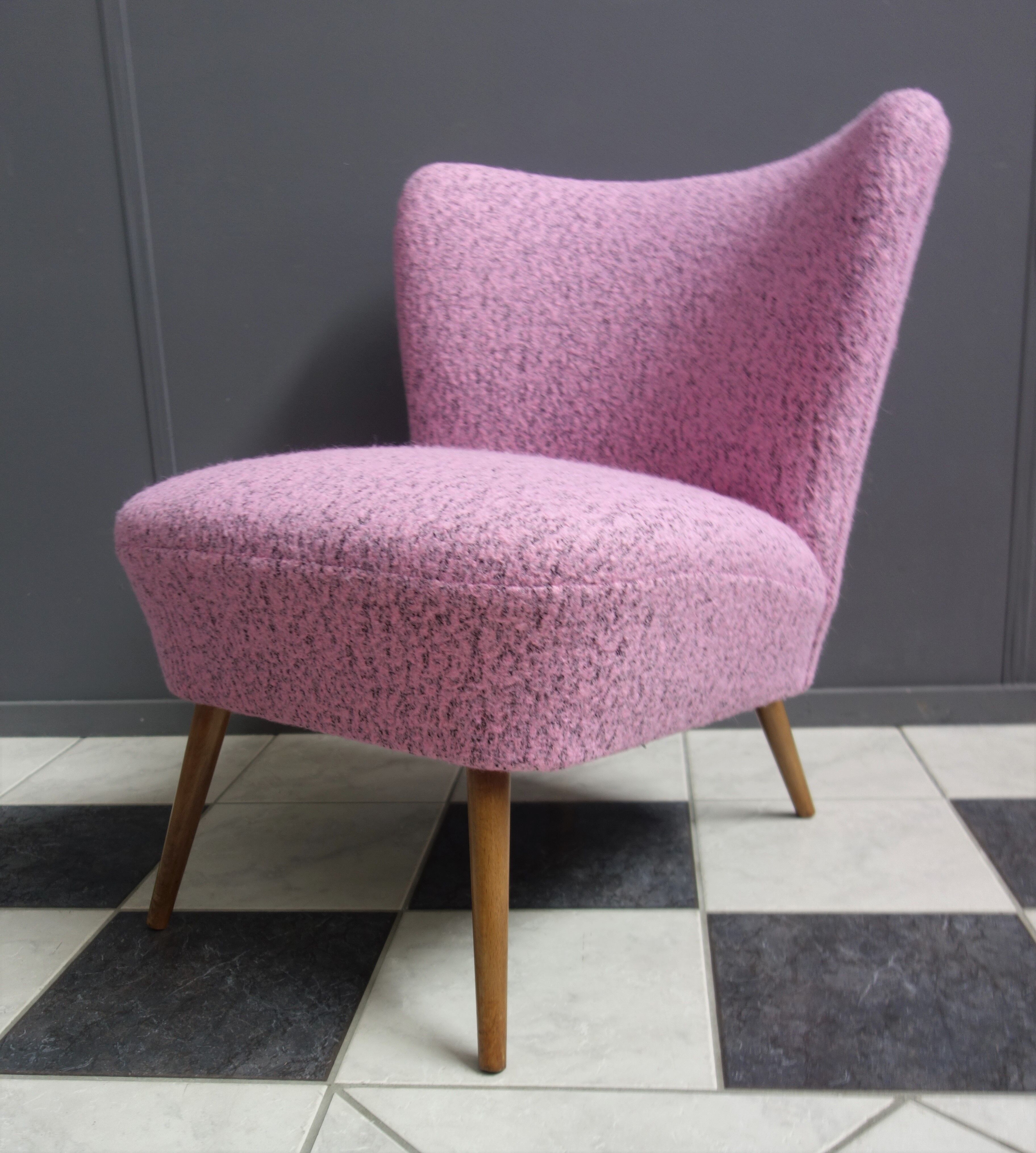 Pink cocktail chair 1960s