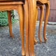 Louis XV style pull-out tables cannées, vintage, 60s