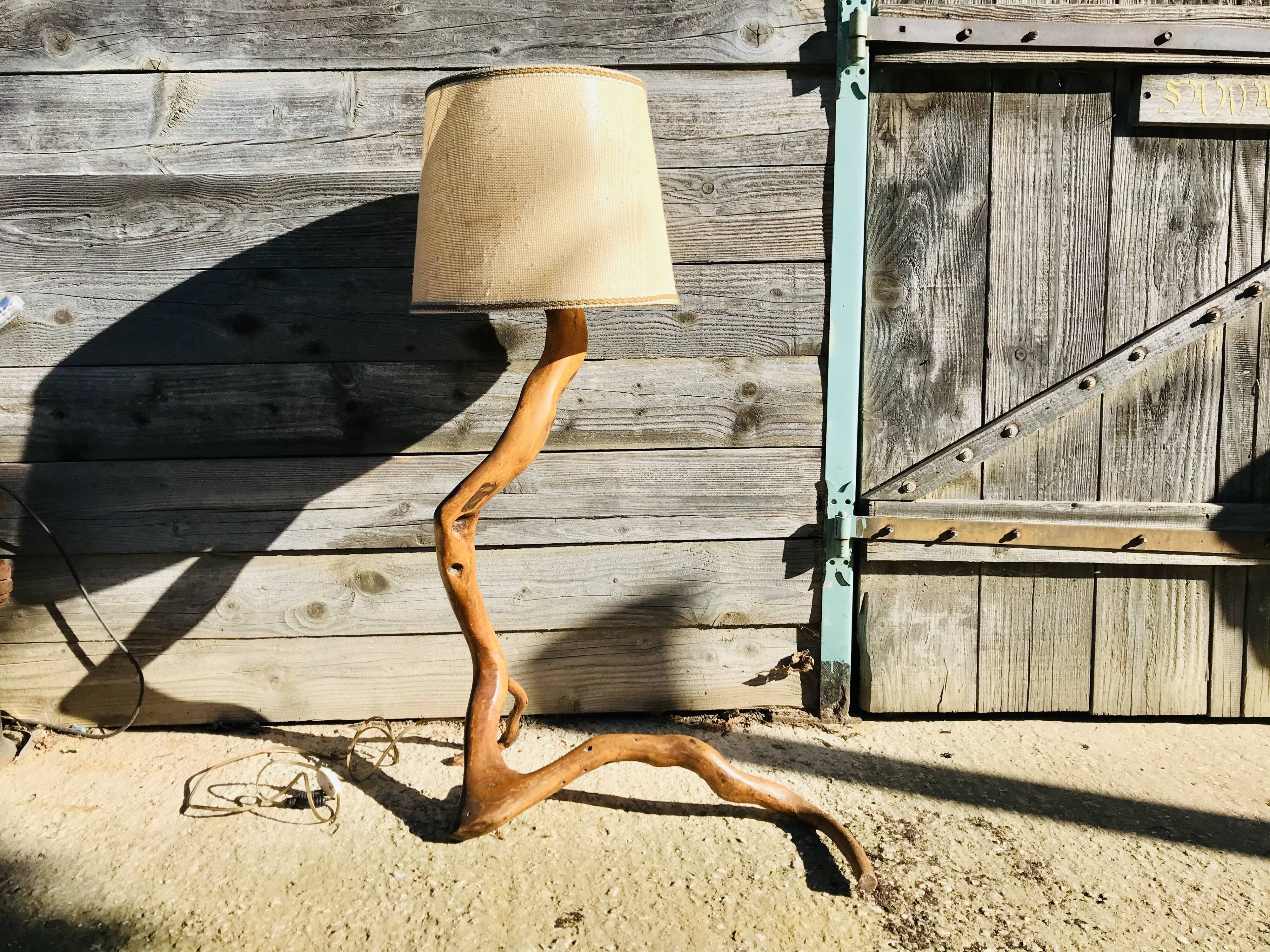 Mid-Century brutalist lamp