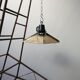 Brass reflector industrial pendant light