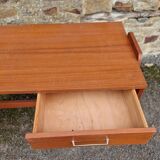 Wood veneer desk, 1970s