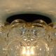Plafonnier en verre et métal par Helena Tynell pour Limburg années 1960