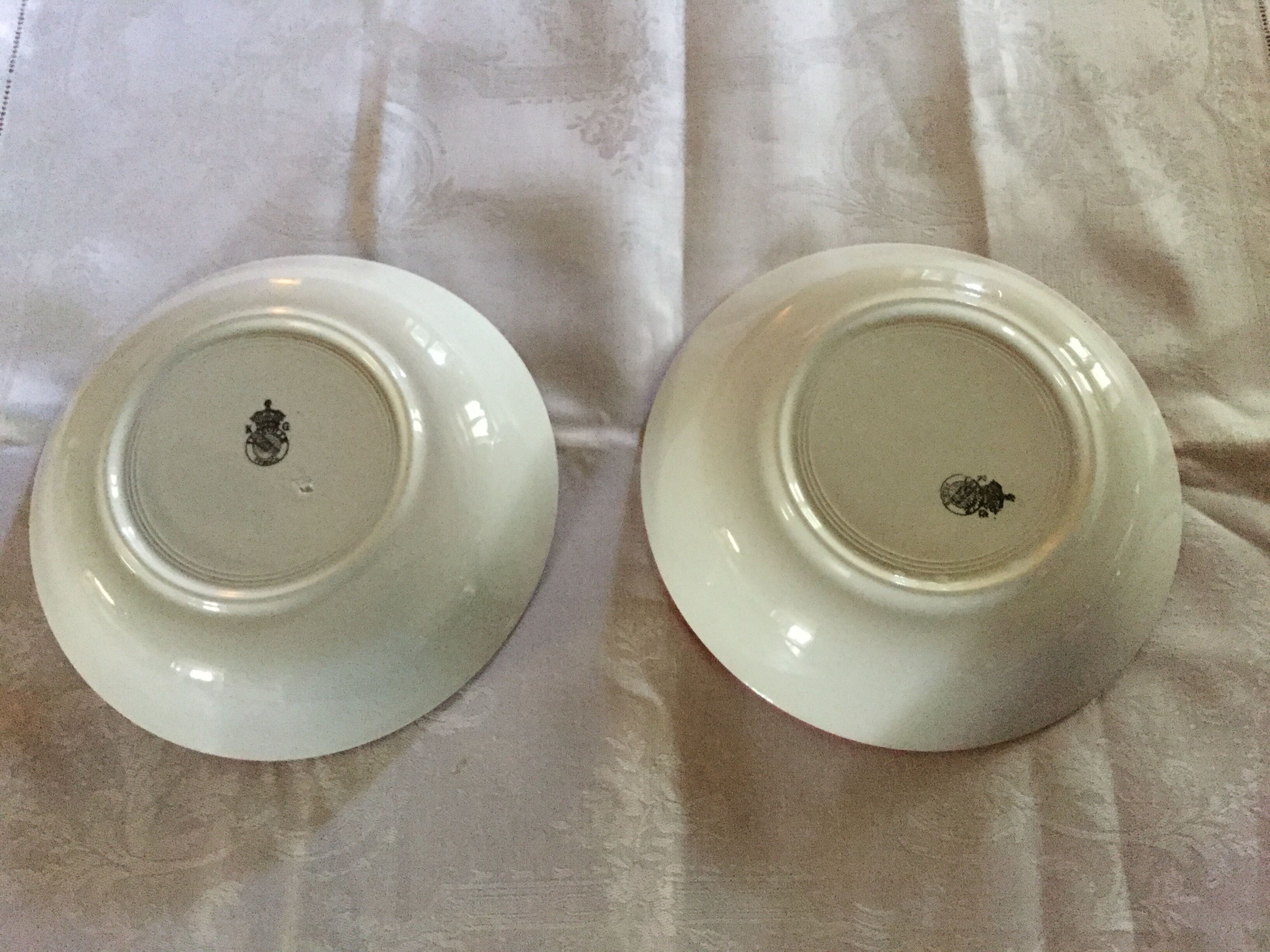 Set of 2 plates KG Luneville