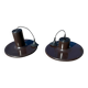 Set of 2 large ceiling lamps Lita 1970 suspension