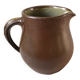 Handcrafted stoneware milk jug signed 70s