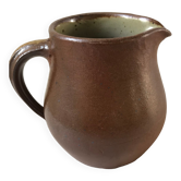 Pot à lait en grès fabrication artisanale signé années 70