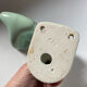 Pastel green porcelain hooks
