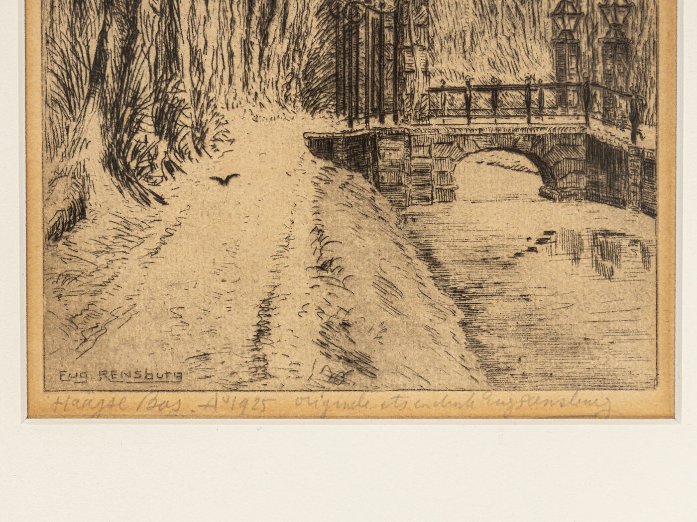 The Hague, B/W Etching on Paper, 31 x 40 cm