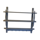 Coat rack wall shelves