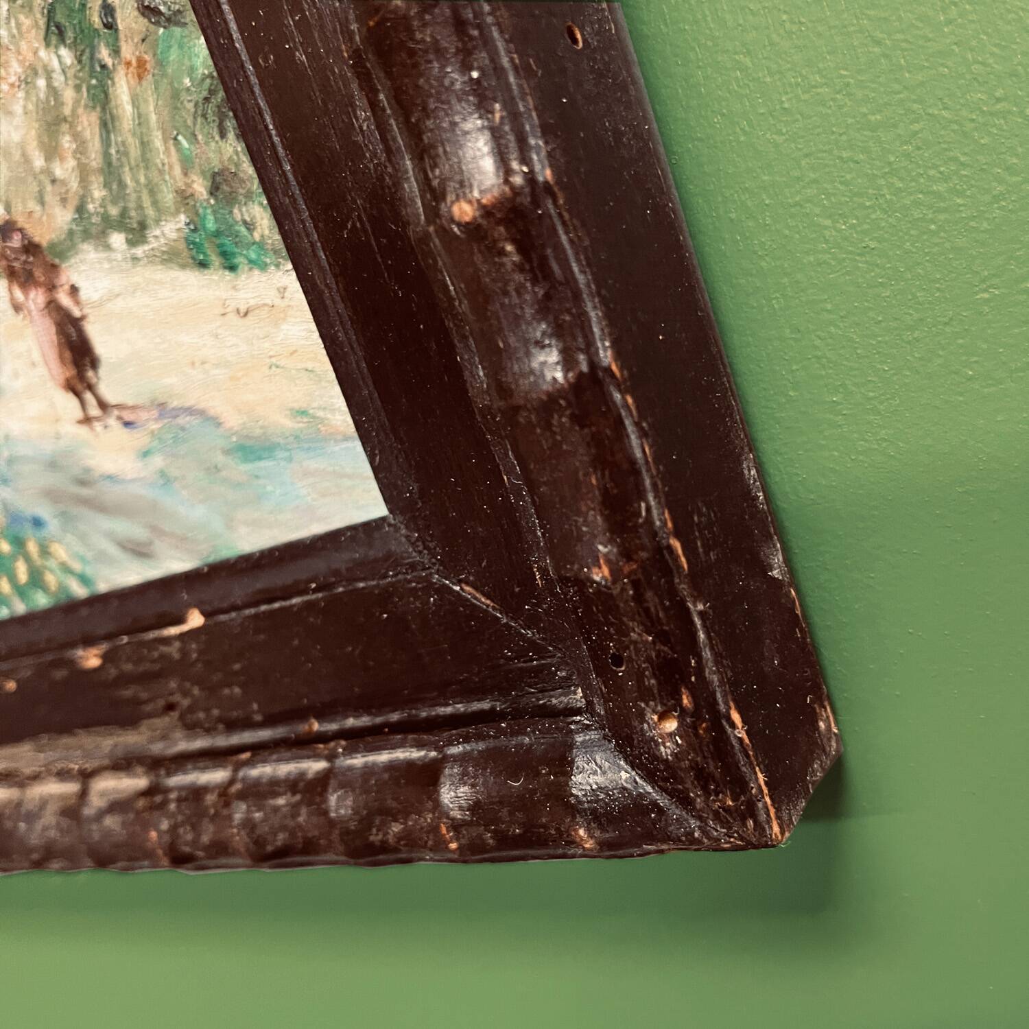 Tableau early 20th century "The Calvary"