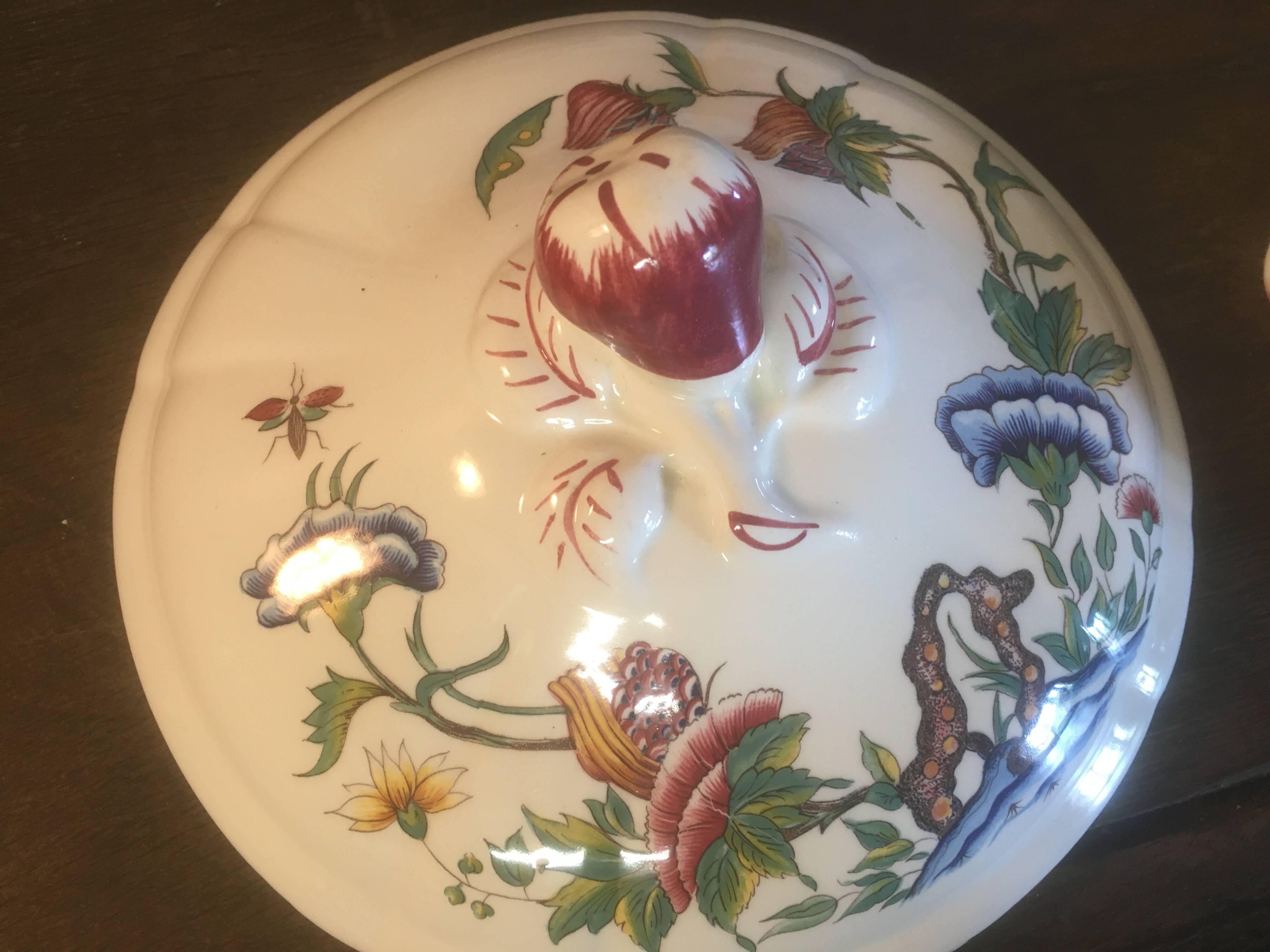 Tureen "Rouen" Sarreguemines France