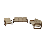 2-seater sofa set - 3-seater - Scandinavian-style 1960s armchair