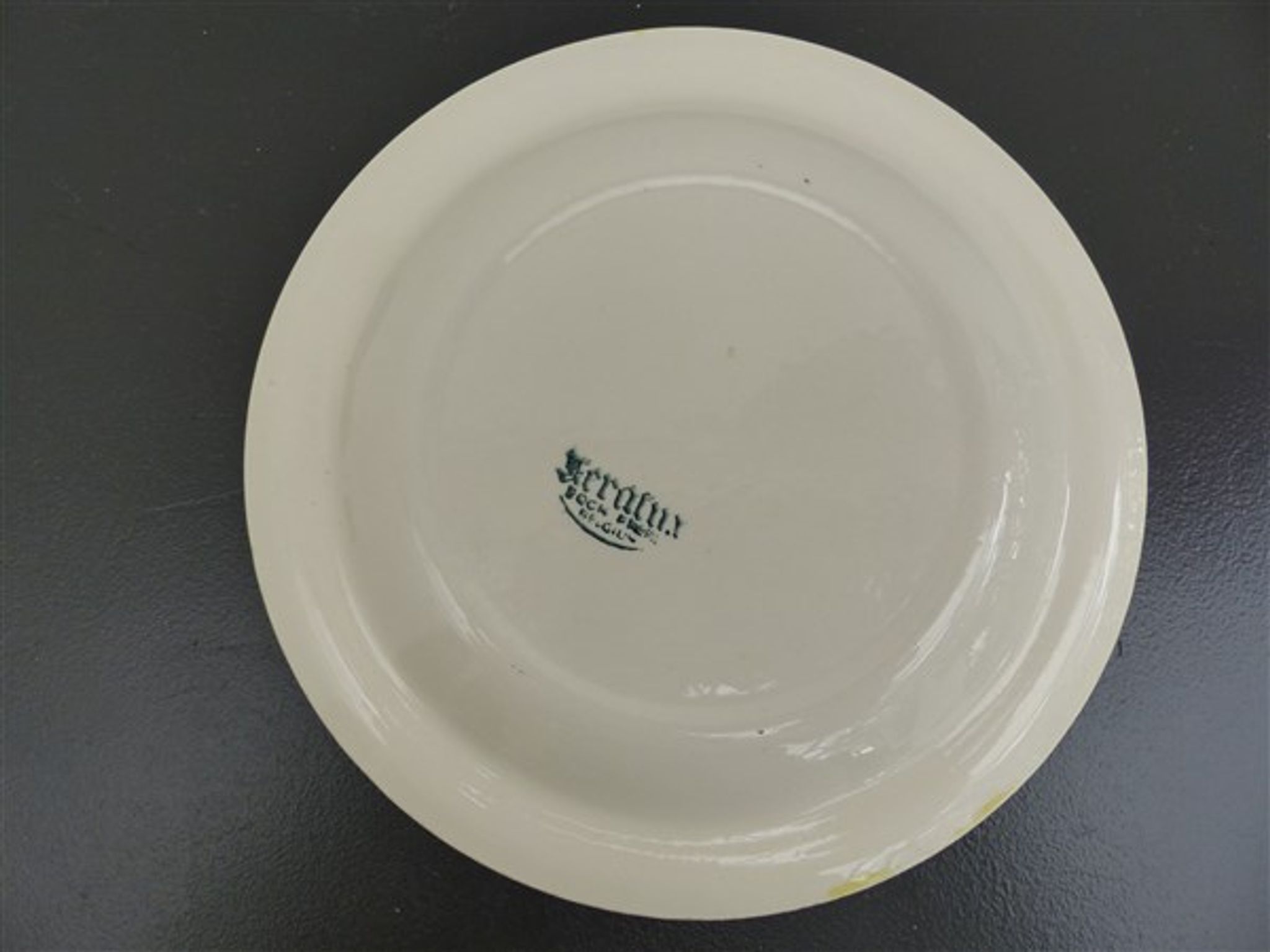 Set of 6 vintage plates Boch Kéraluc Belgium 1950 1960