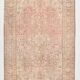 6x9 dusty pink wool persian rug 287x192cm