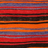 Old Turkish narrow Kilim Runner 272x51 cm shabby chic, vintage kelim