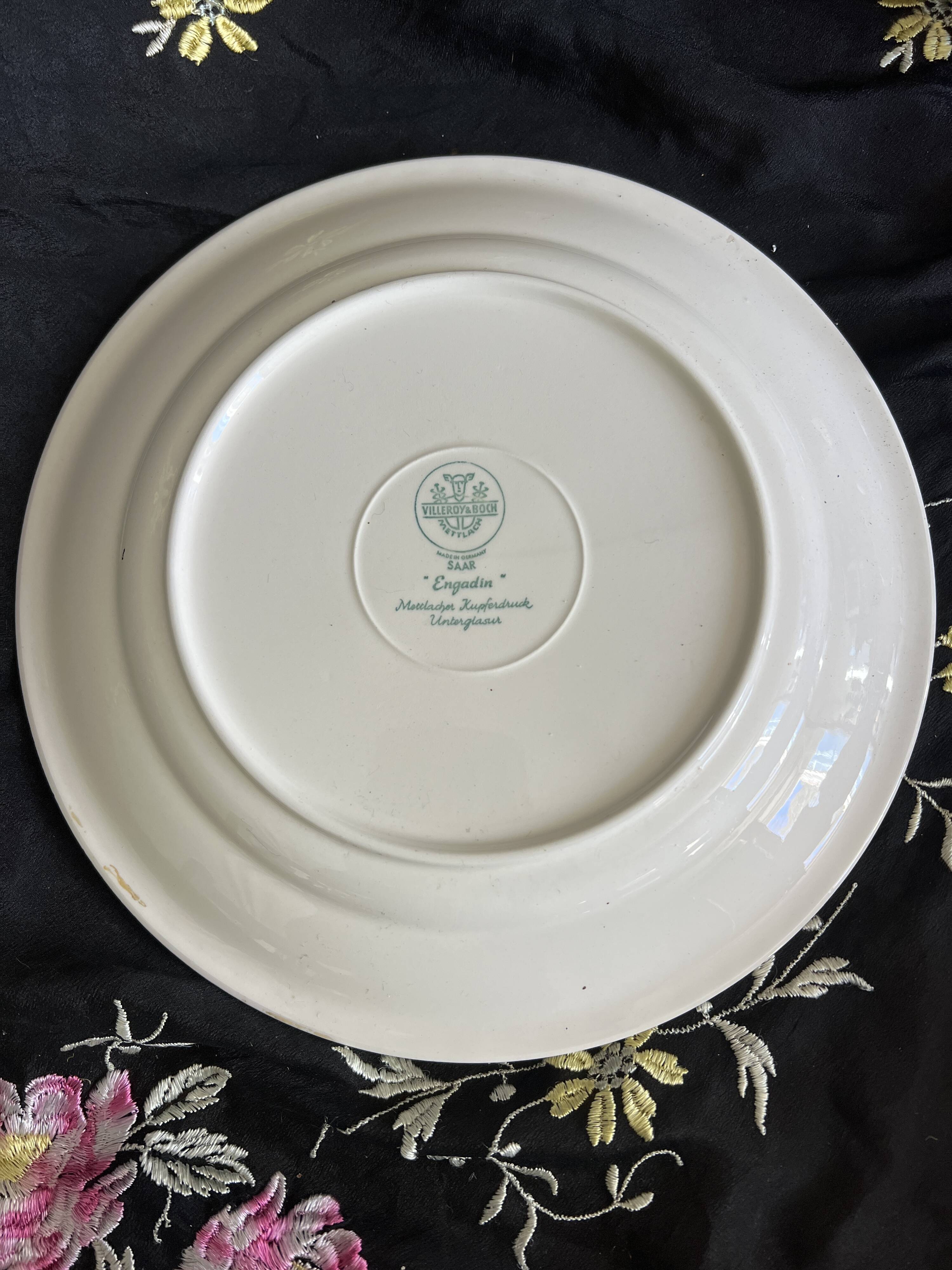 Villeroy and Boch plate
