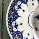 Saucière Sarreguemines modele Cluny décor arabesque bleue