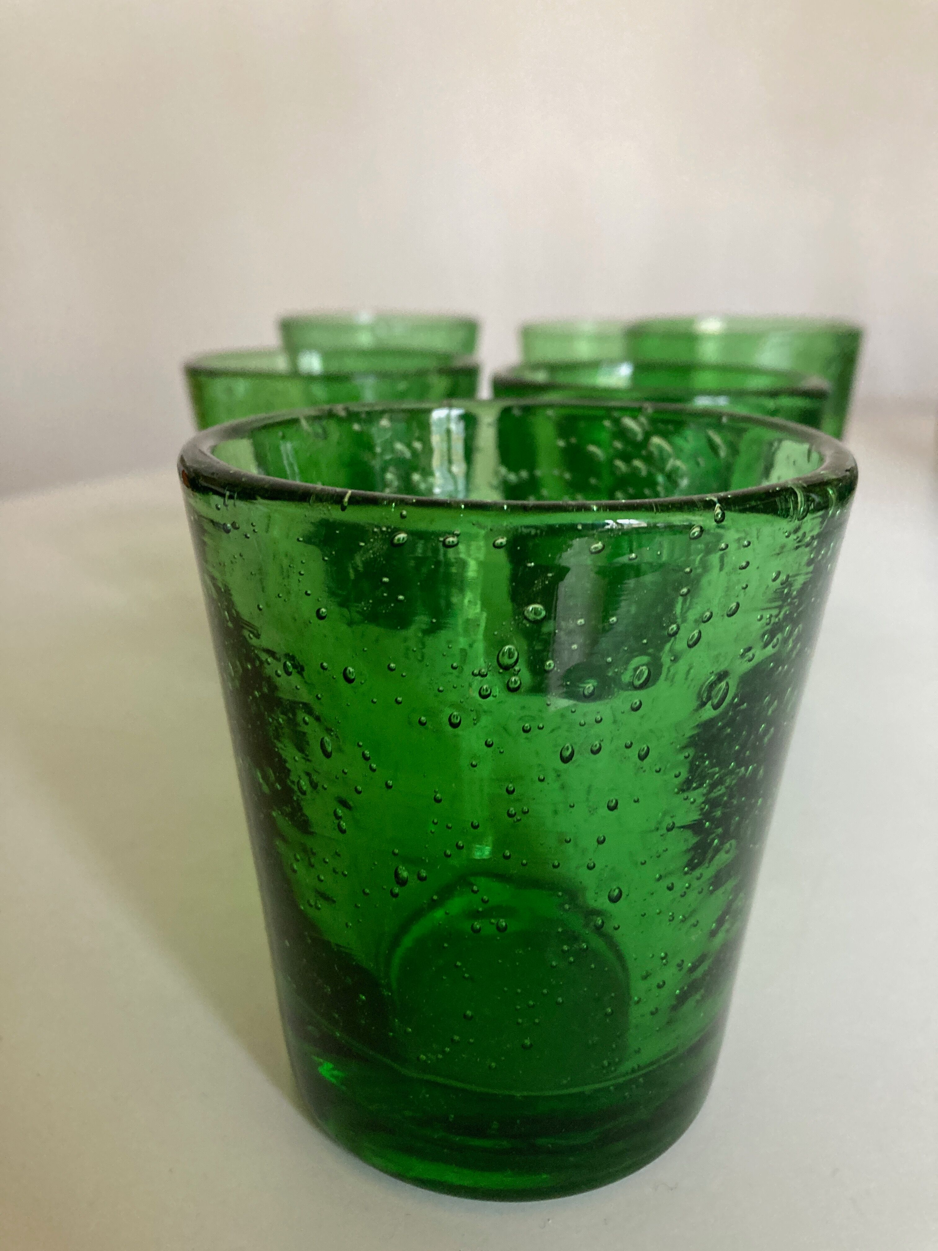 Set de 6 verres gobelets de Biot XXL 1960