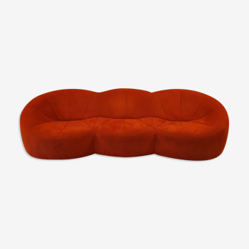 3-seater pumpkin sofa by Pierre Paulin published by Ligne Roset