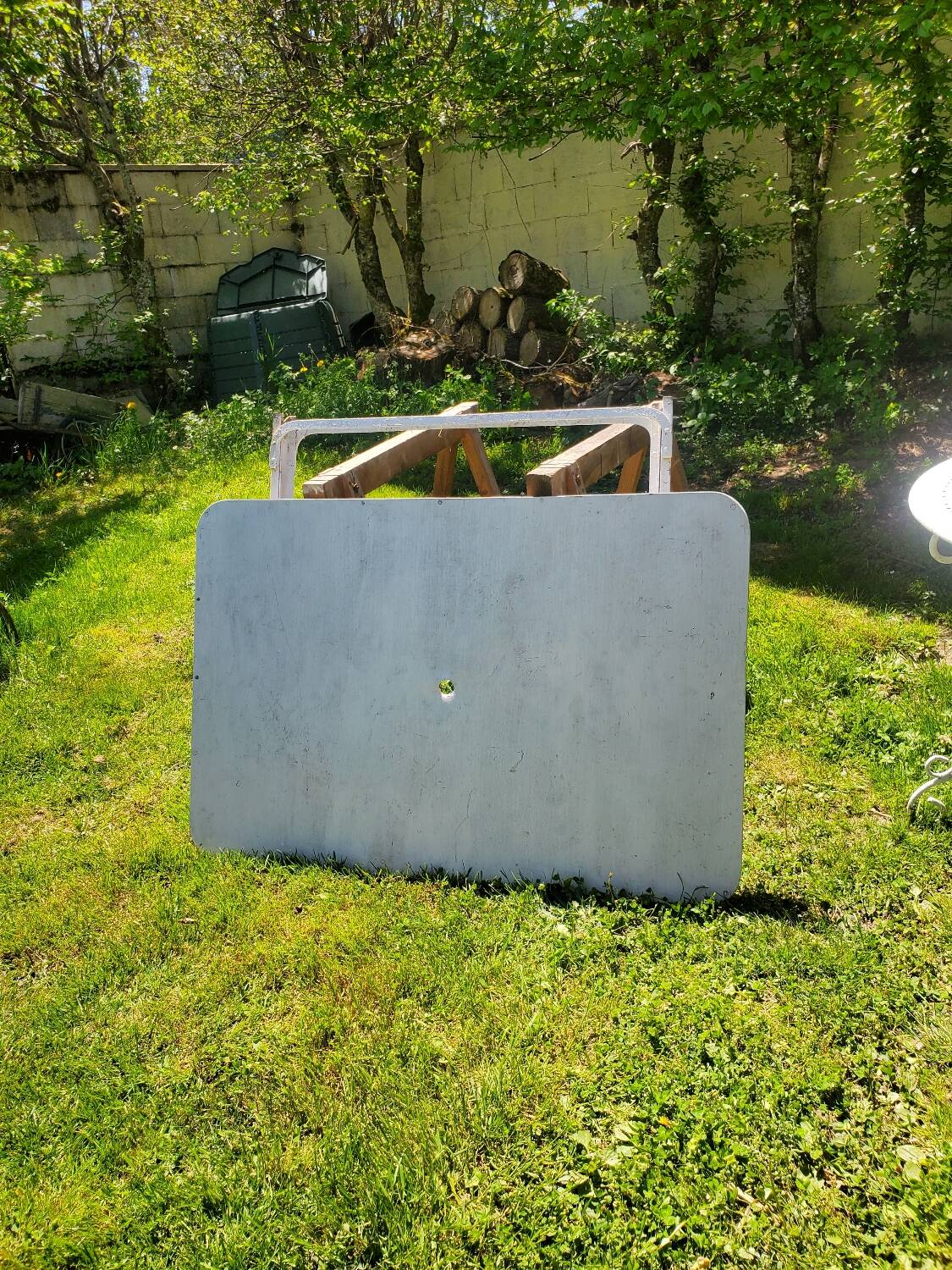 Iron garden furniture