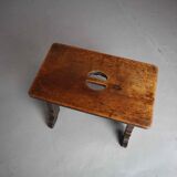 XIXth cnetury Gothic revival oak stool