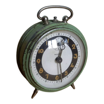 Pale green Bayard alarm clock