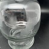 Carafe for strong alcohol with chiseled glass pattern – 1224d1