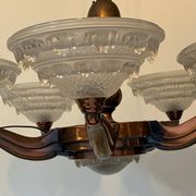 Lustre art déco Ezan 1930