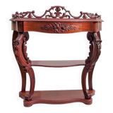 Mahogany console