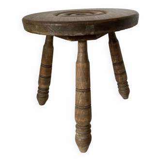 Vintage tripod stool