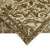 1970s 285 cm x 385 cm beige wool carpet