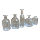 Soliflore verre soufflé vintage