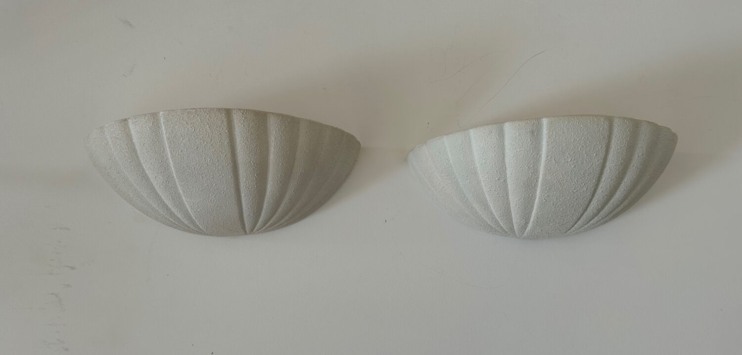 Pair of vintage waterproof, plaster, France 1970