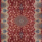 Paire de tapis d'orient iran kashan - fait main - dimensions: 1, 42 x 2.15 mètres