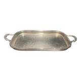 Silver metal tray
